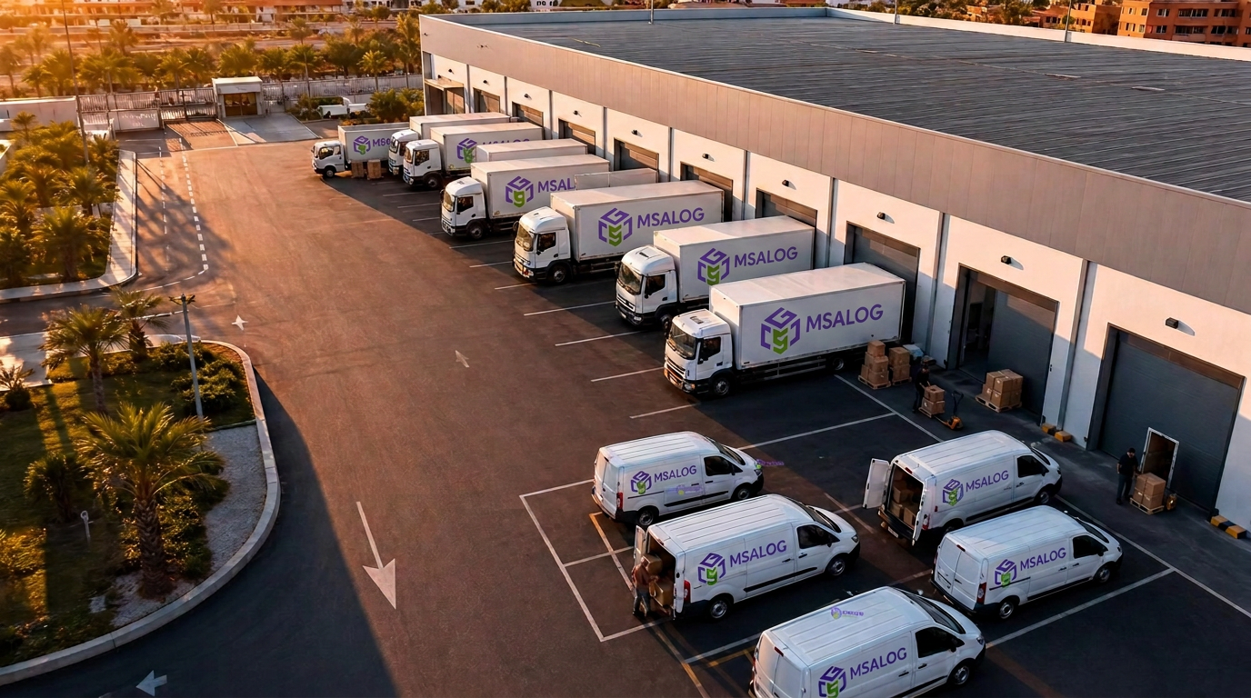 Flotte aérienne MSALOG au hub logistique au Maroc
